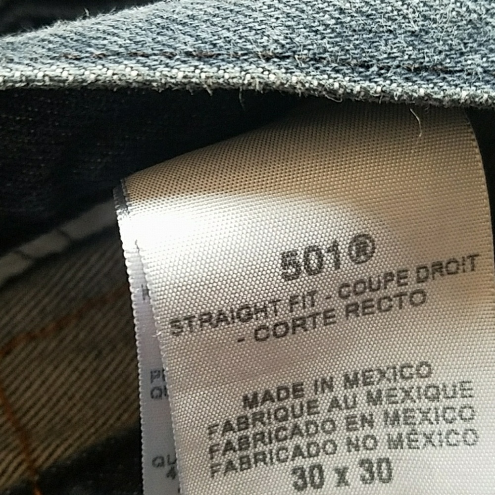 LEVI'S 501 BUTTONFLY JEANS - Picture 5 of 8
