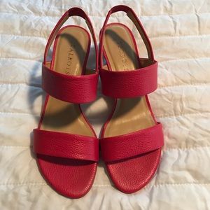 Talbots cork platform sandals