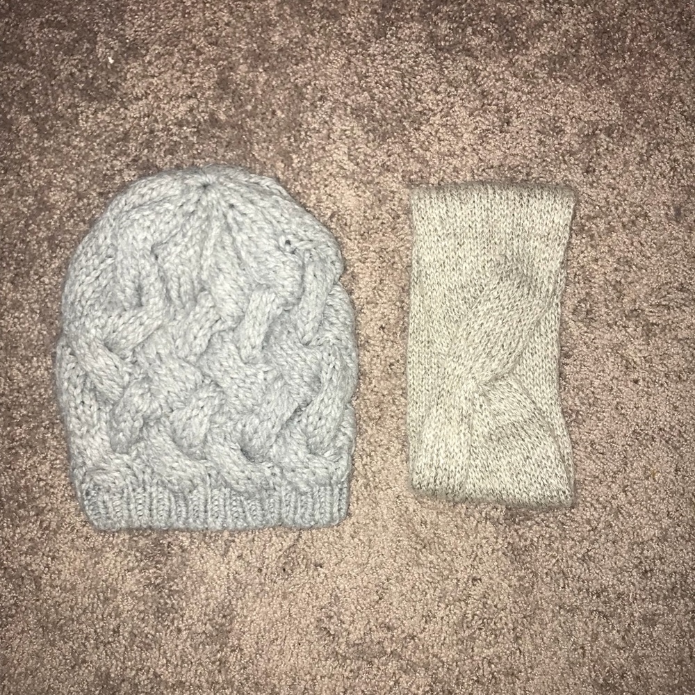 BUNDLE : knit beanie & head wrap from Aerie