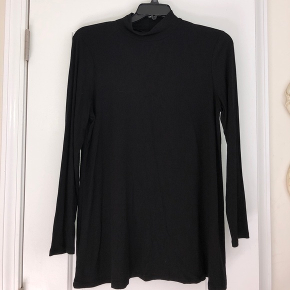 Knit tunic top. Black - Picture 2 of 3
