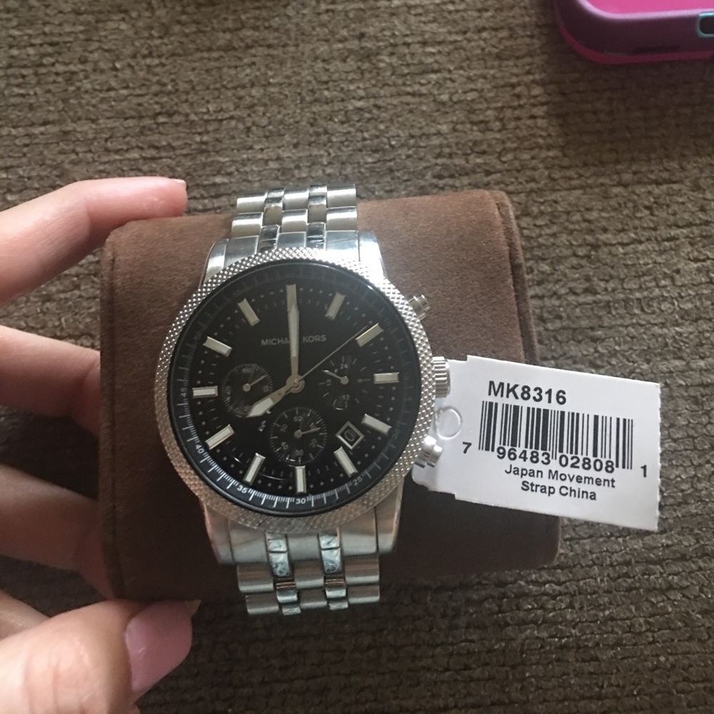 Michael Kors silver Scout watch