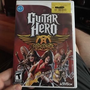 Nintendo wi-fi guitar hero Aerosmith rocks