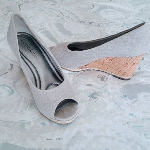 Kelly & Katie Peep Toe Wedges