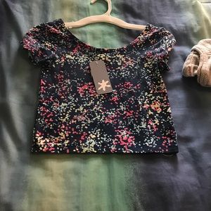 NWT Girls Splendid Cropped T Shirt Size 7/8