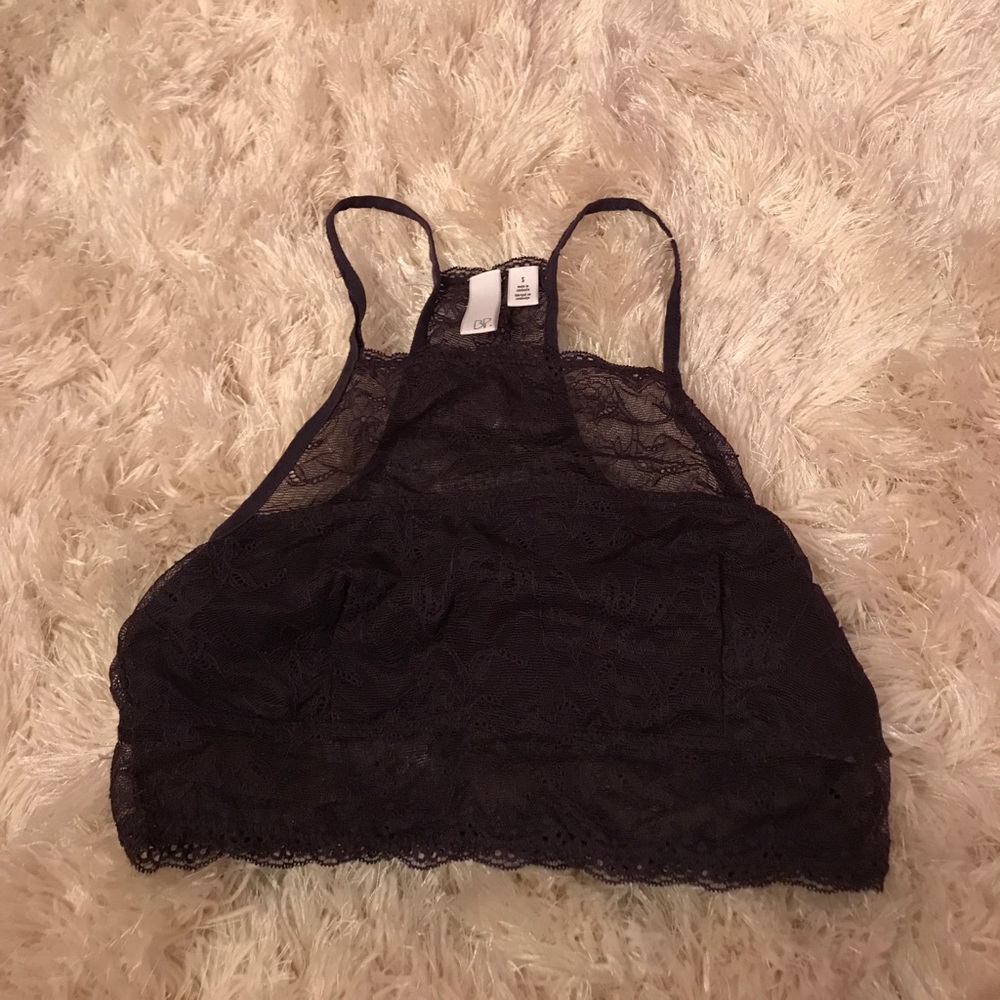 Dark purple bralette