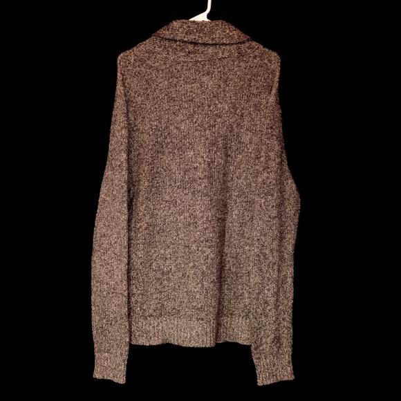 American Eagle Brown Cowl Neck Sweater - Picture 2 of 4