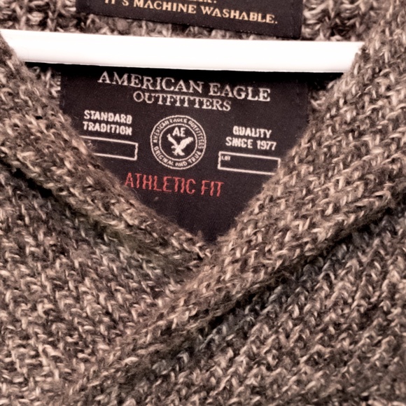 American Eagle Brown Cowl Neck Sweater - Picture 4 of 4