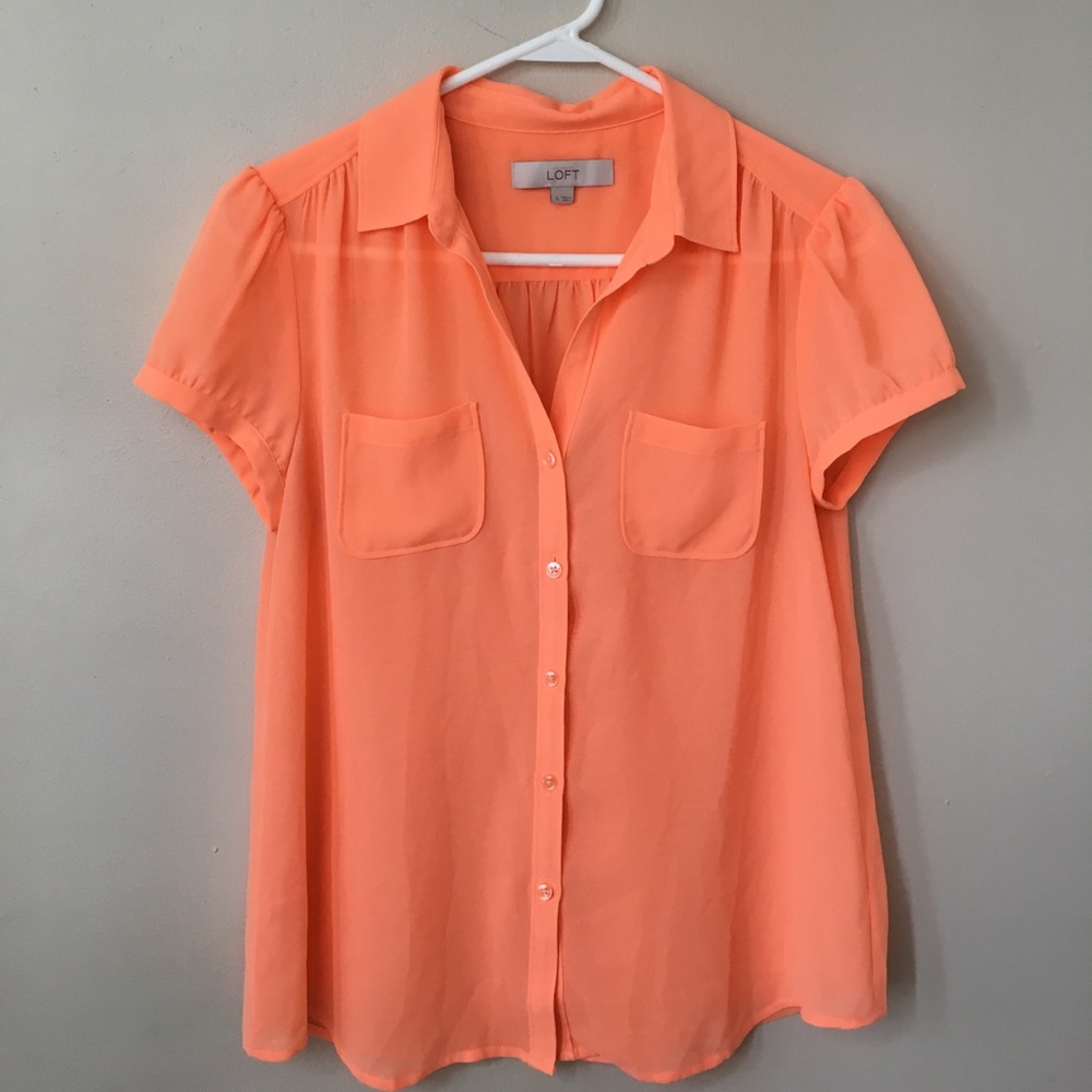 Ann Taylor LOFT sheer top