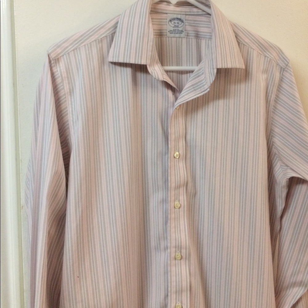 Brooks Brothers 346 men's French cuff dress shirt