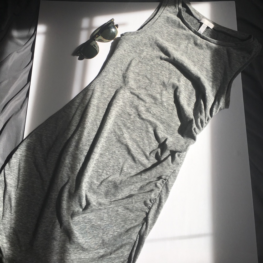 Grey bodycon dress. Size small.