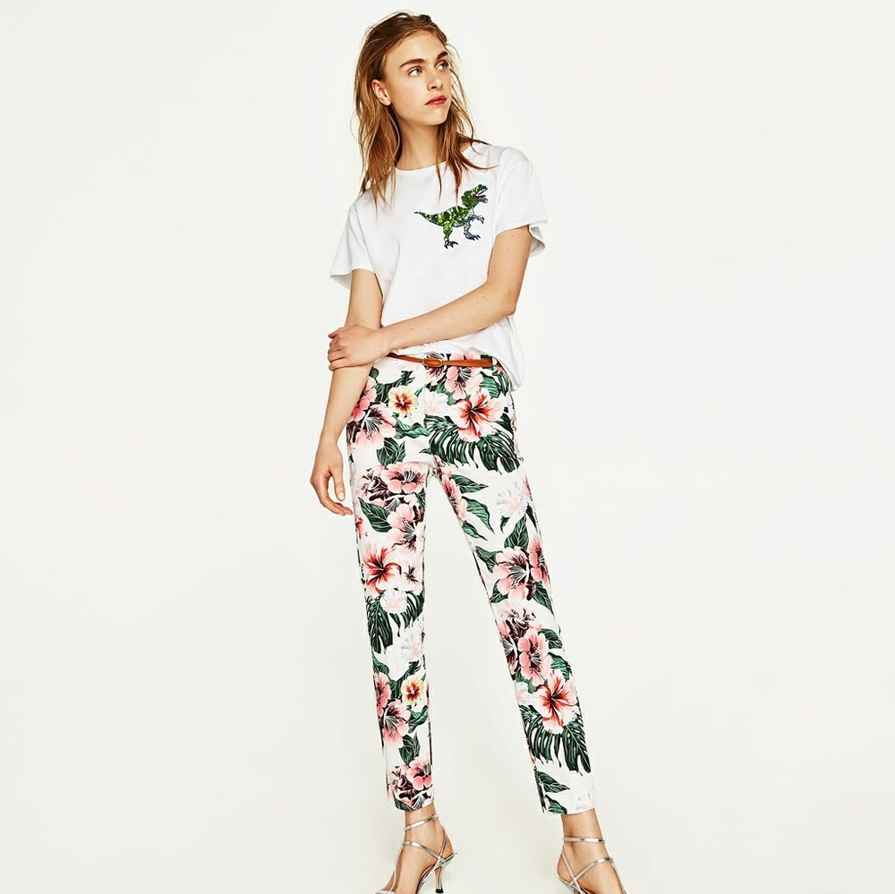 Zara Floral pants