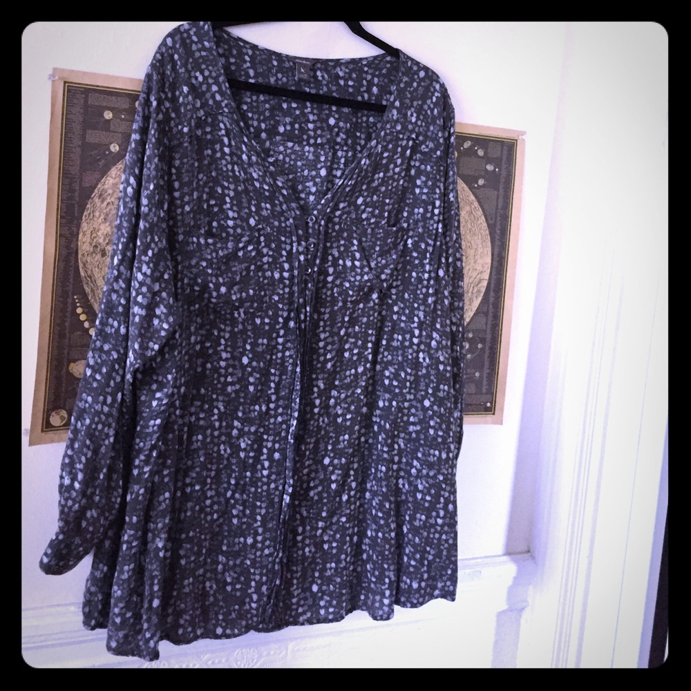 Eddie Bauer flowy blouse