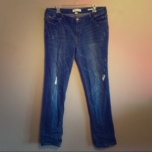 Kenneth Cole distressed jeans