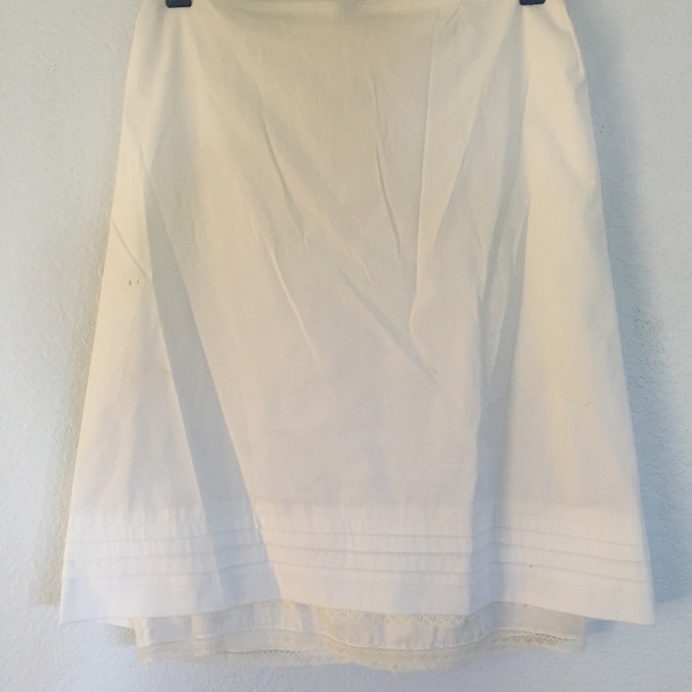 Prada White Flirty Skirt