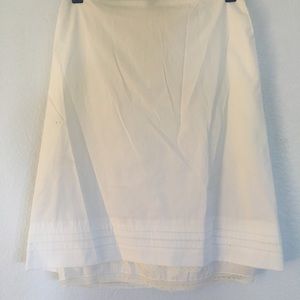 Prada White Flirty Skirt