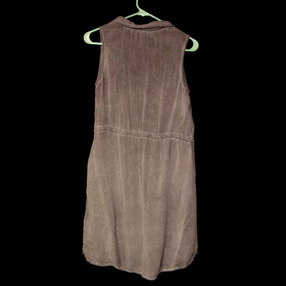 Jessica Simpson Distressed Olive Green Dress - Picture 2 of 4