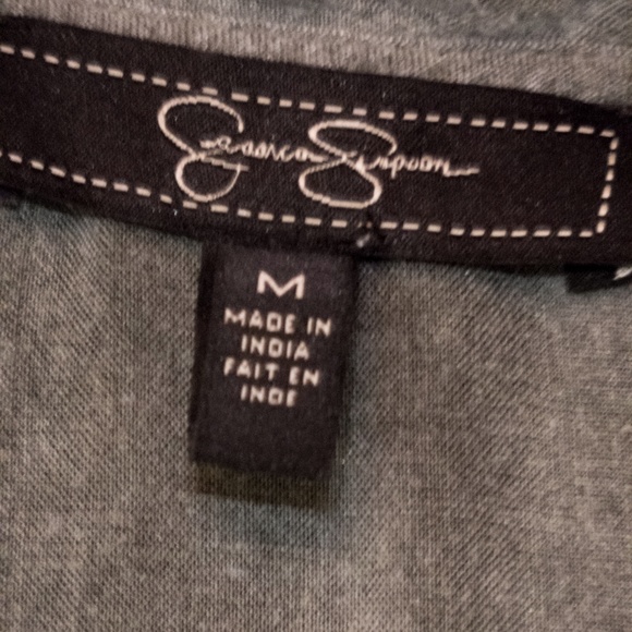 Jessica Simpson Distressed Olive Green Dress - Picture 4 of 4