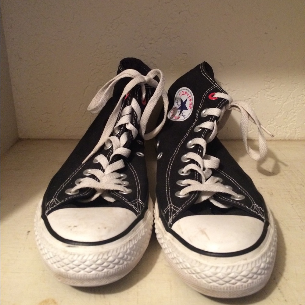 Black Converse All Star high tops