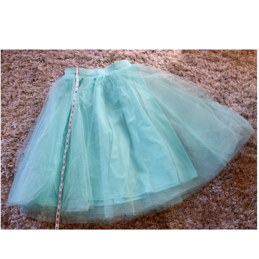Teal Blue skirt - Picture 2 of 4