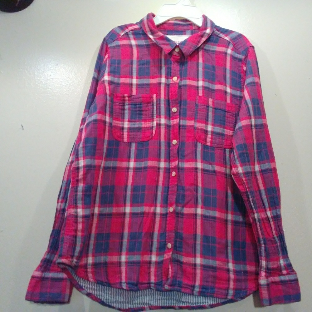 Juniors XXL Mossimo Button Down Shirt W/Pockets