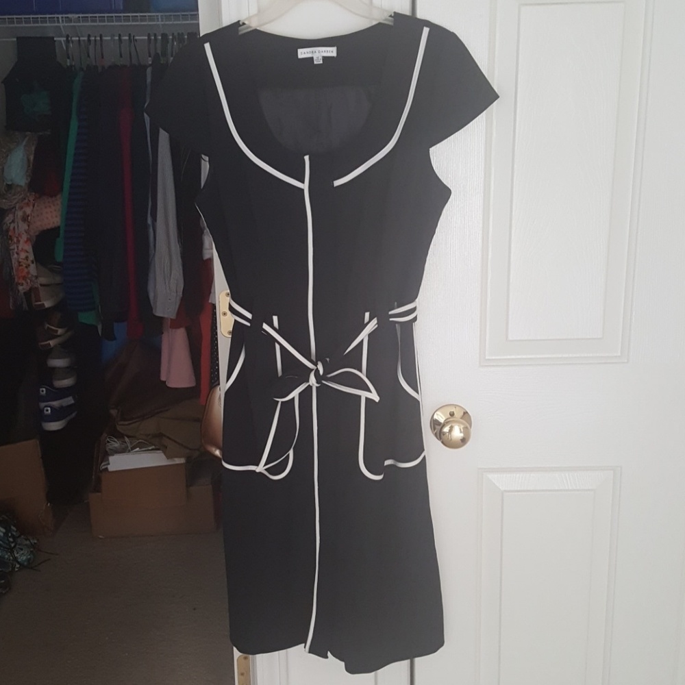 Like new Black midi dress