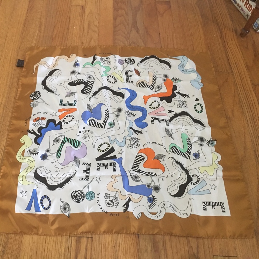 Sandro Paris Silk Scarf - never used