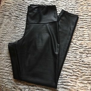Faux Leather Skinny Bottoms
