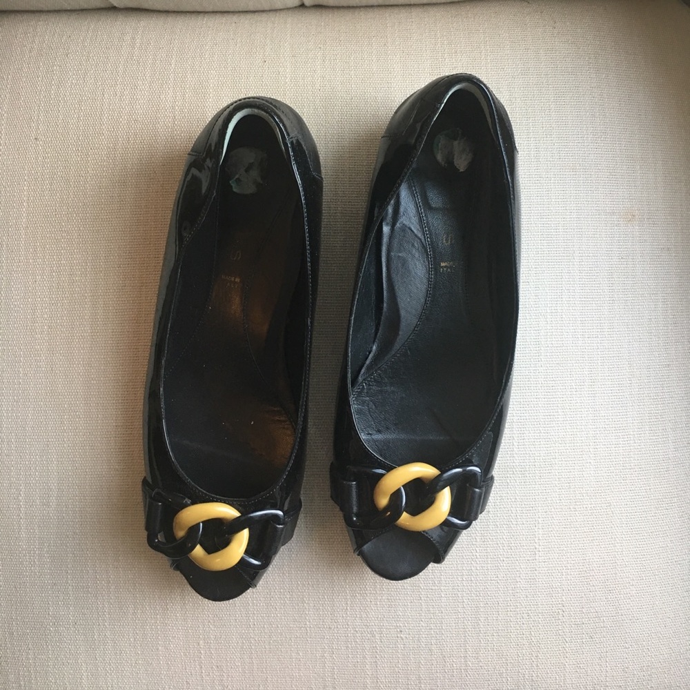 Back Open Toe Flats