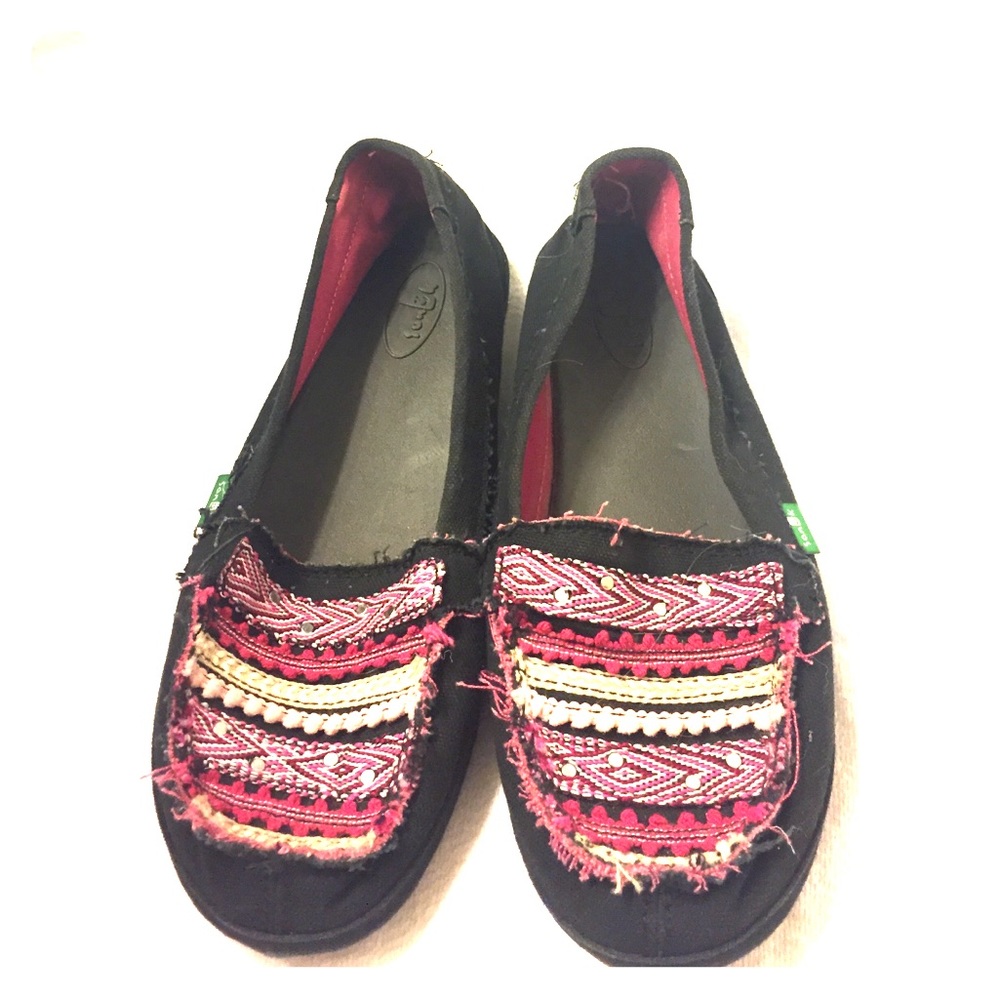 Aztec Design Sanuk Loafers