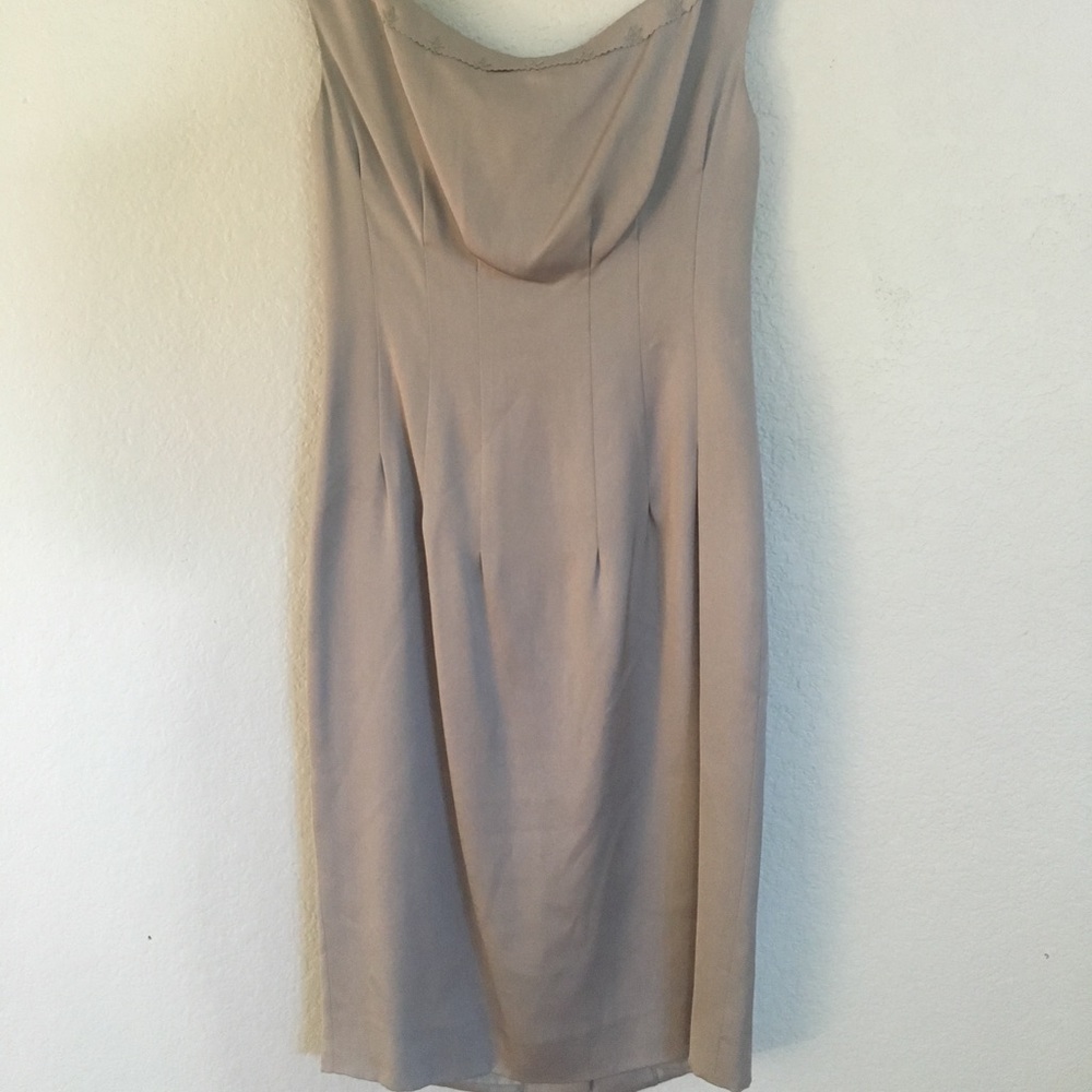 Saint Laurent Silver Dress