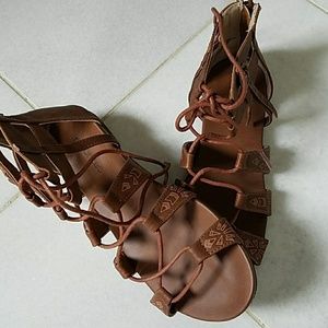 Brown sandals