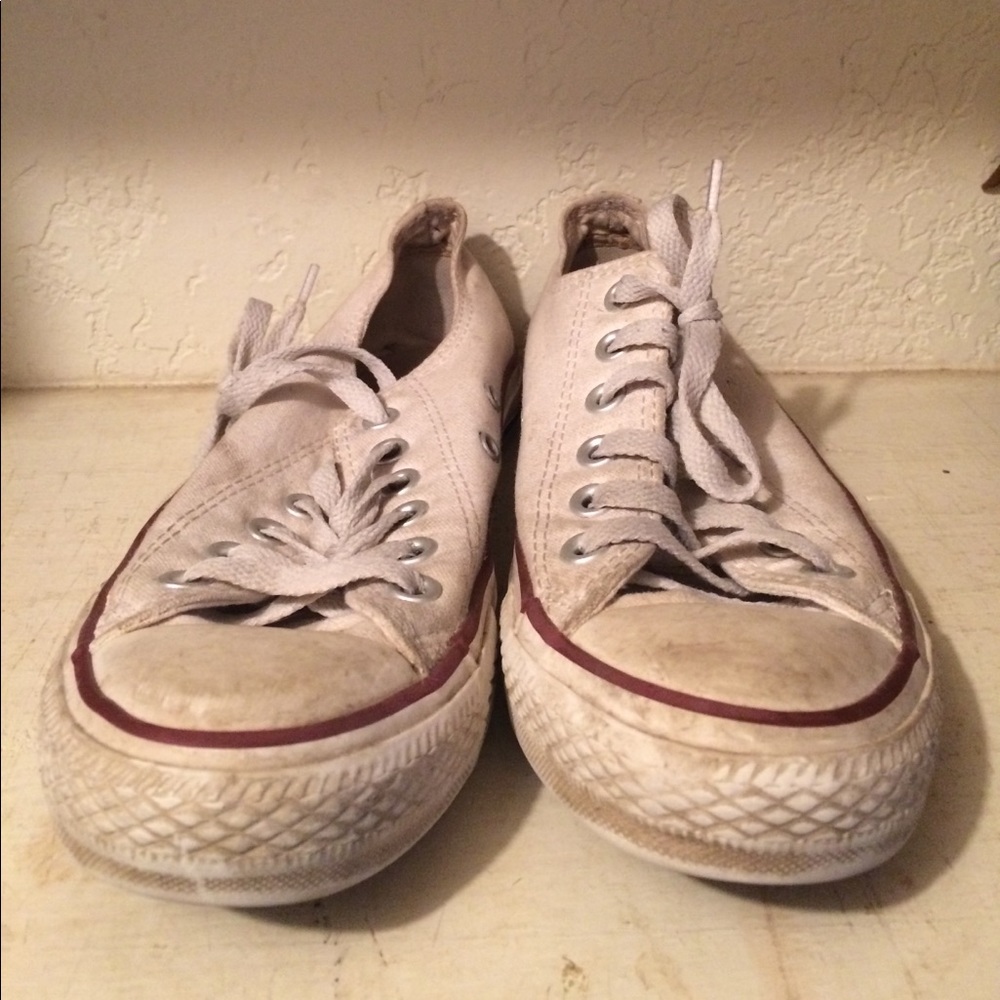 White All Star low top Converse