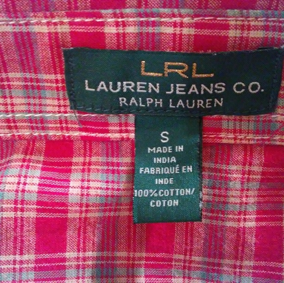 (S) Lauren Ralph Lauren Long Sleeve Button Down - Picture 4 of 4