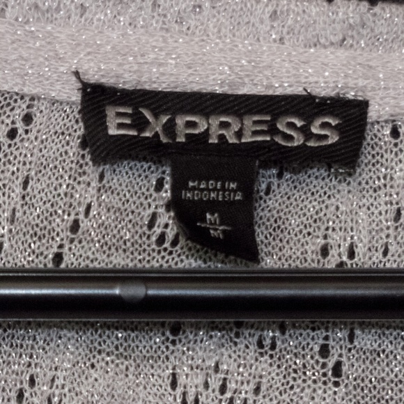 Express Thin Lacey Longsleeve Blouse - Picture 3 of 4