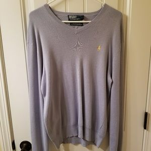 Mens medium v-neck polo sweaters