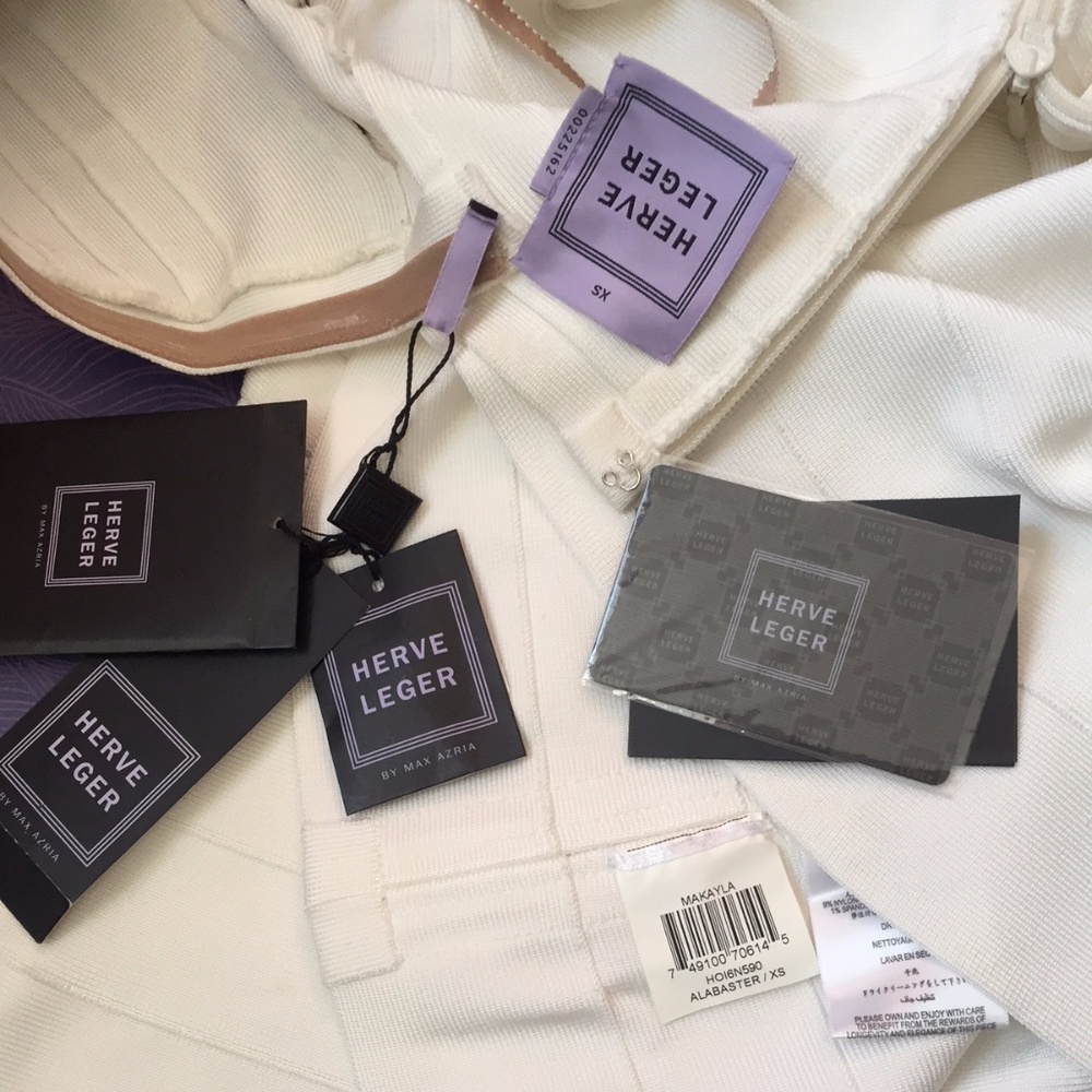 Herve Leger Bandage Dress XS - Picture 3 of 8