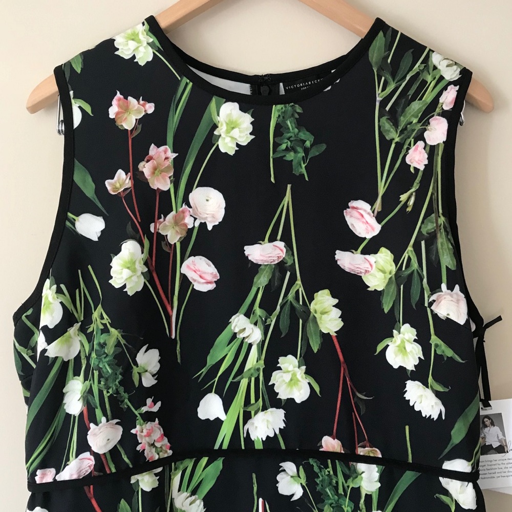 NWT Victoria Beckham Target floral sheath dress