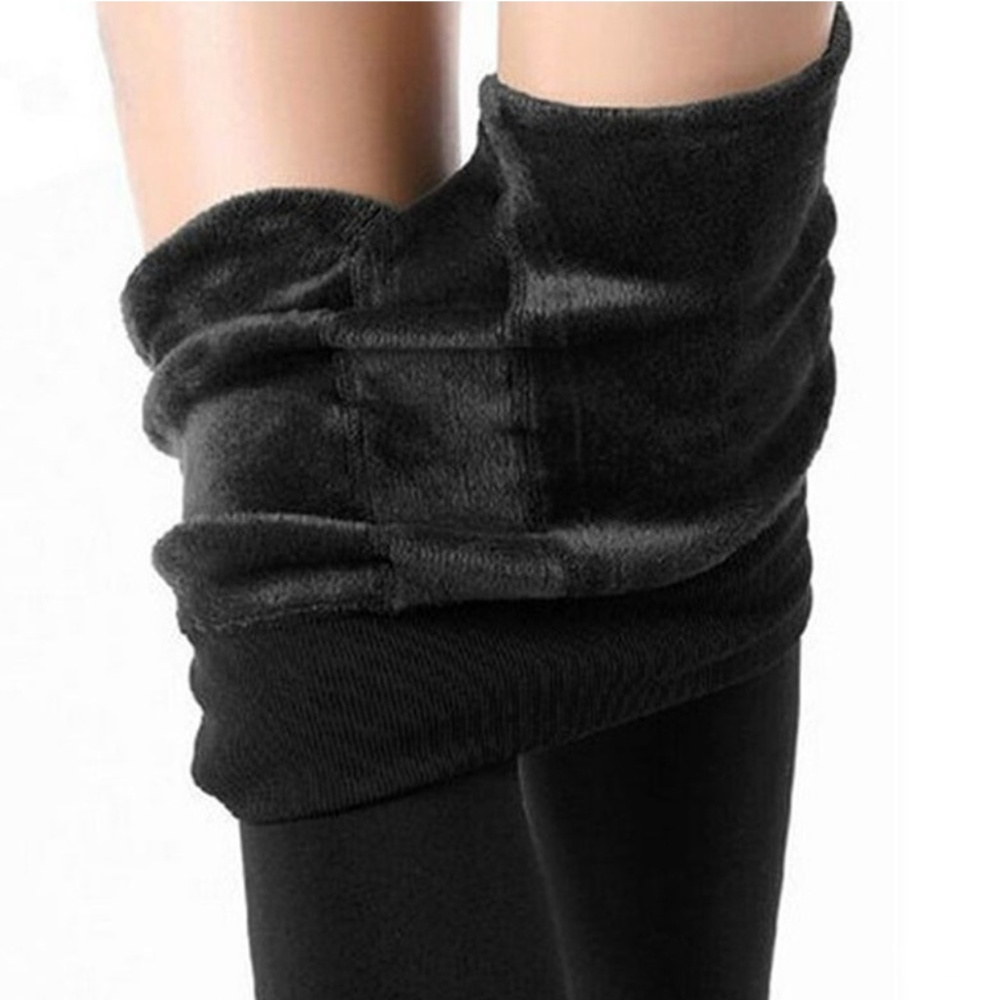 SALEGray Fleece Fur Lined Leggings - Picture 2 of 7
