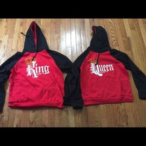 King and queen matching sweaters!