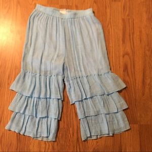 Boutique Ruffle Crop Pants