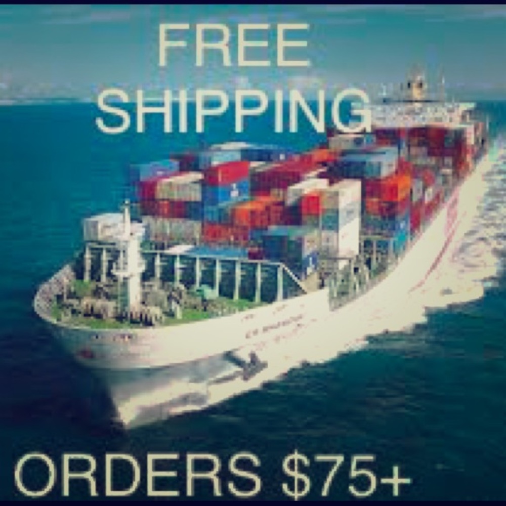 Orders $75 or more & ship for free!