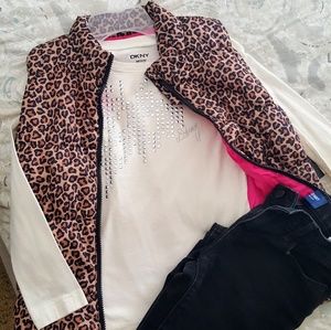 DKNY Long-Sleeve Fashion Tee