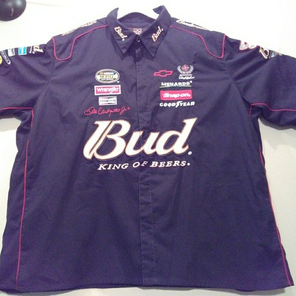 4XL JH Design Button Down Race Car Shirt - Picture 2 of 5