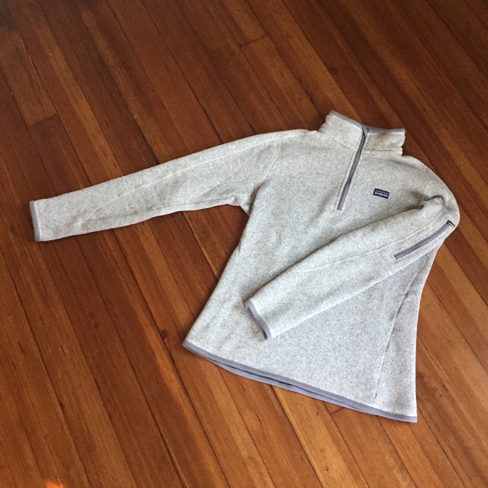 Gray Patagonia 1/4 Zip, Women’s Medium