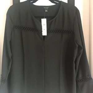 Ann Taylor black blouse
