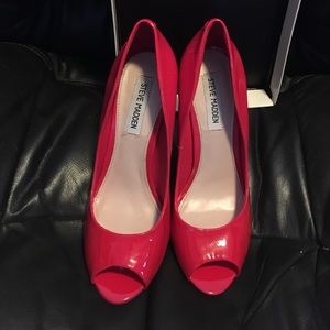 Steve Madden red shoes 8-8.5