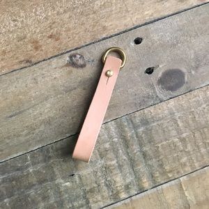 Leather key ring