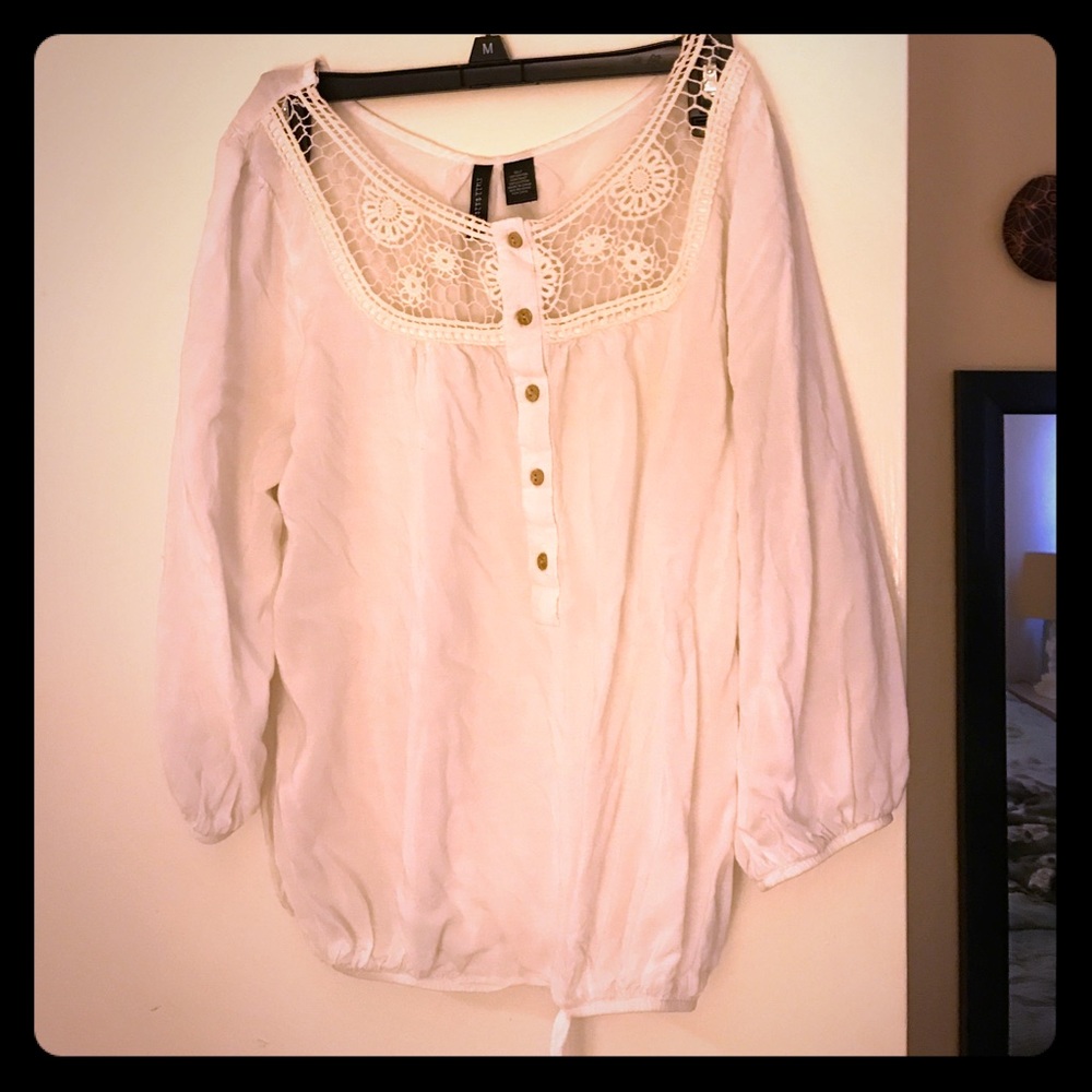 Full tilt white blouse