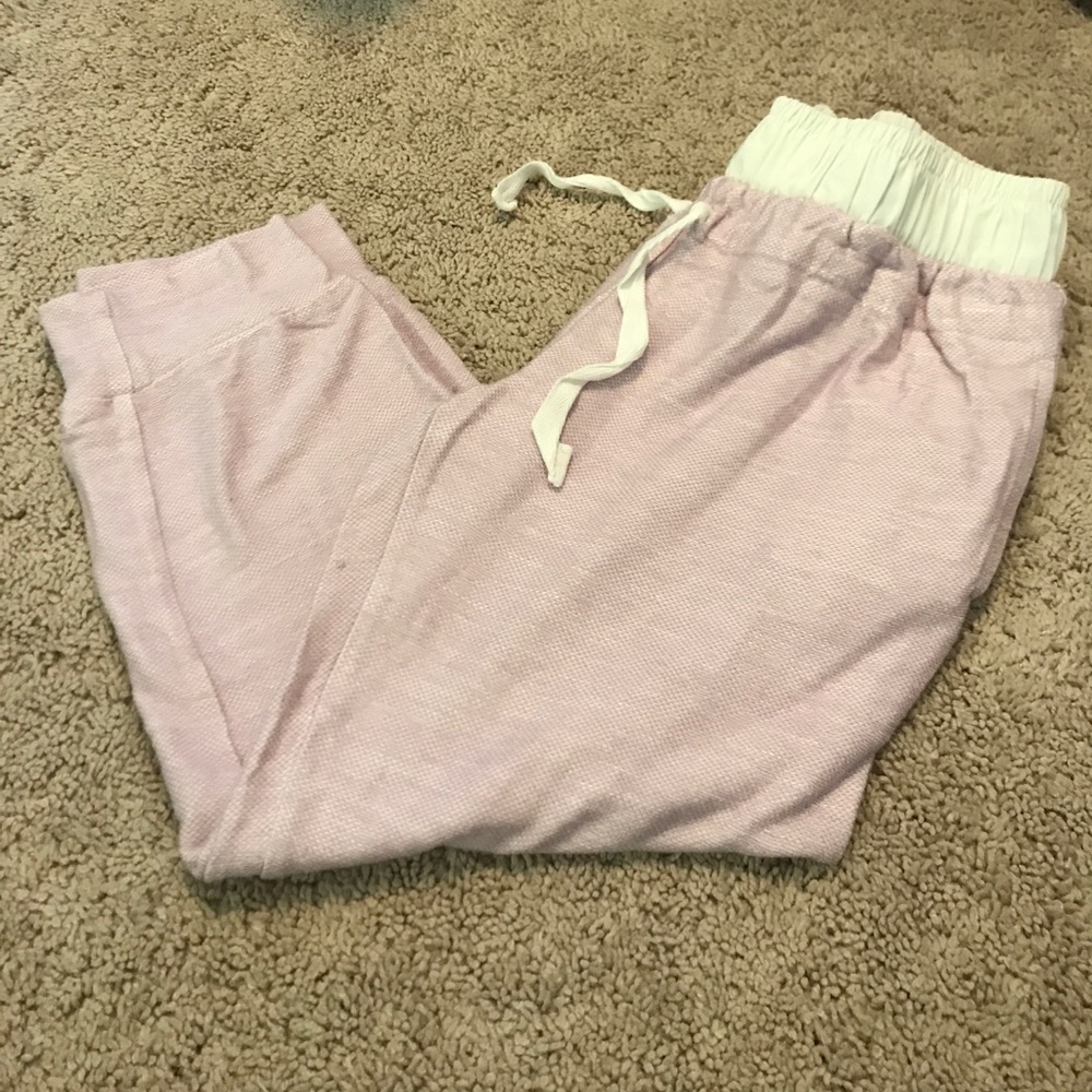 Pink/purple lounge capris