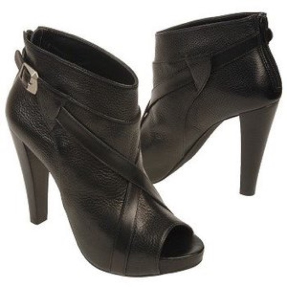 Fergie Bravo peep toe ankle booties